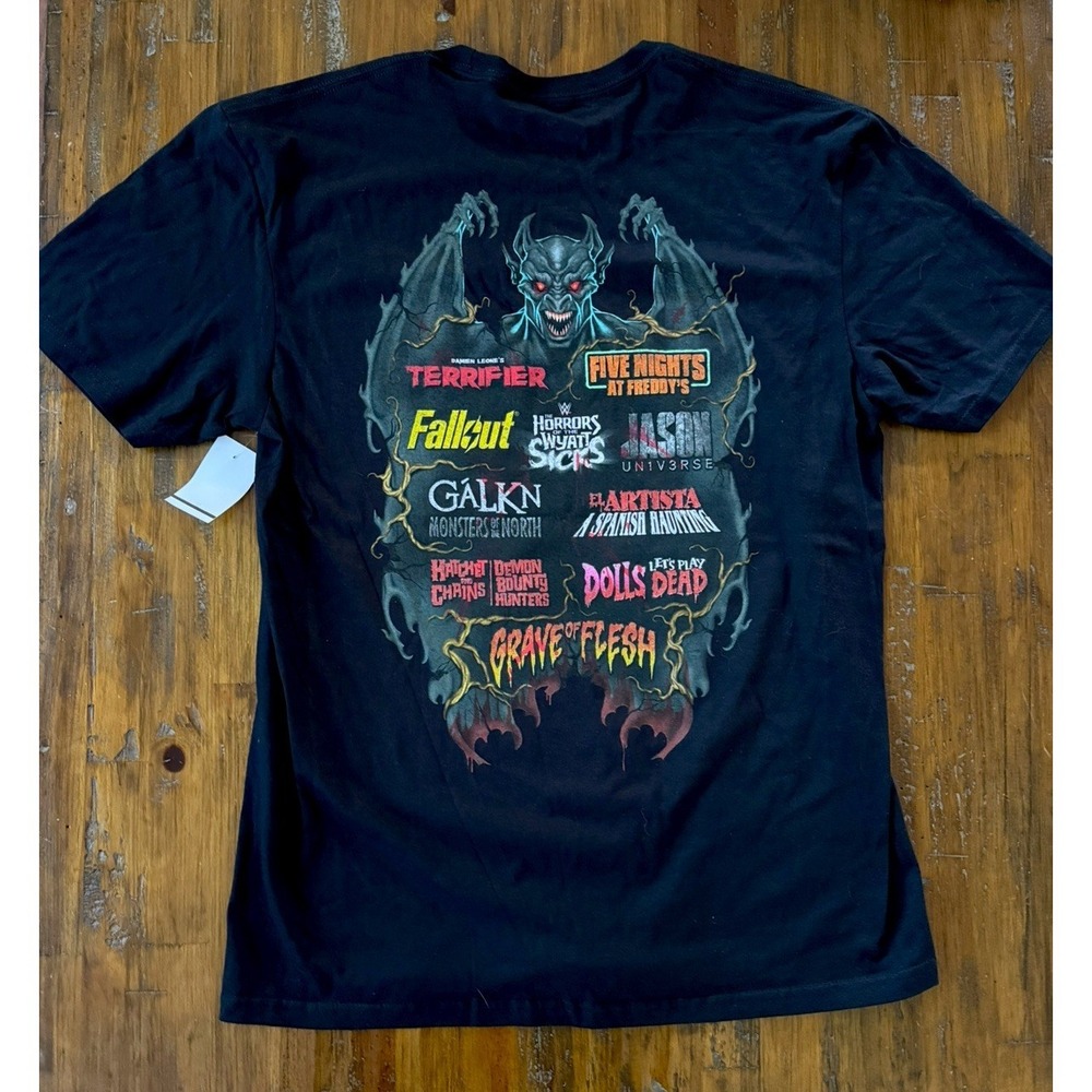Universal Orlando Halloween Horror‎ Nights HHN 2025 Full House Adult T-Shirt L